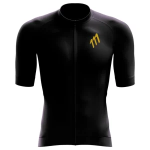 Jersey ciclismo hombre manga corta - NEGRO